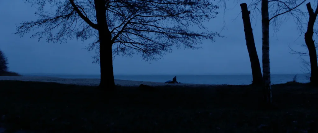 Szene aus einem Film bei Tageslicht ohne Color Grading