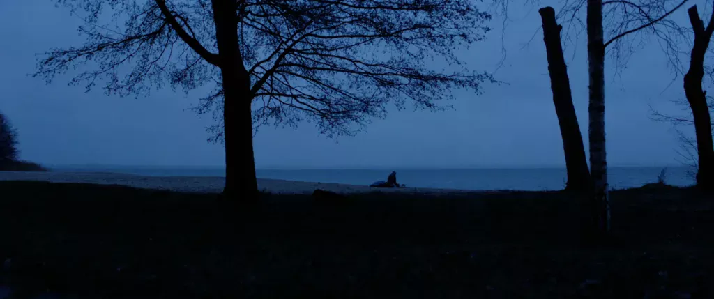 Szene aus einem Film bei Tageslicht ohne Color Grading